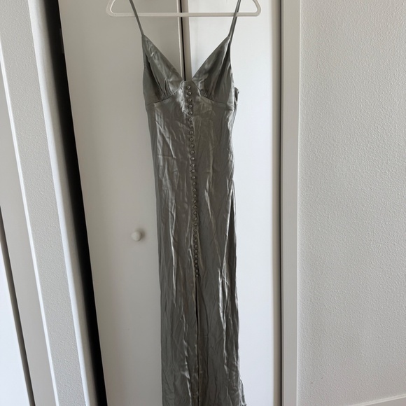 NWT Shona Joy La Lune Sage Bias Slip Dress – Size 6 - Picture 3 of 4